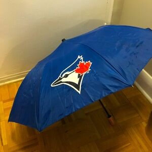 Toronto Blue Jays Josh Donaldson Umbrella — Images of Donaldson on the inside